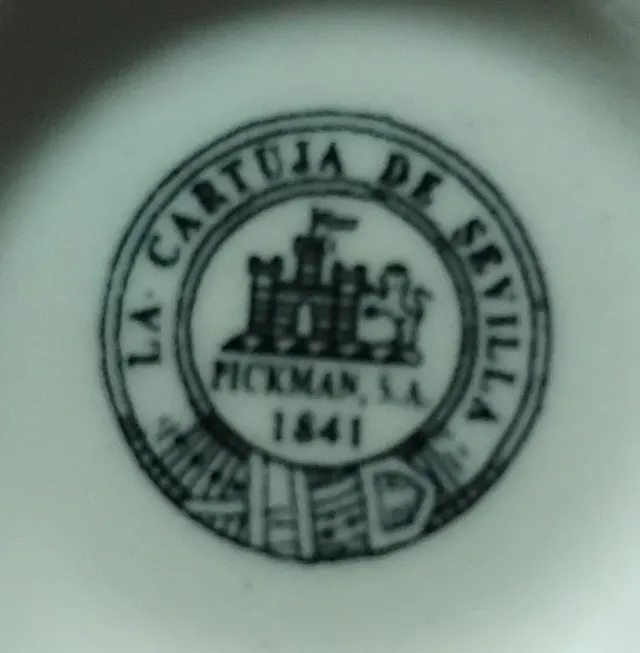 Juego de café La Cartuja porcelana