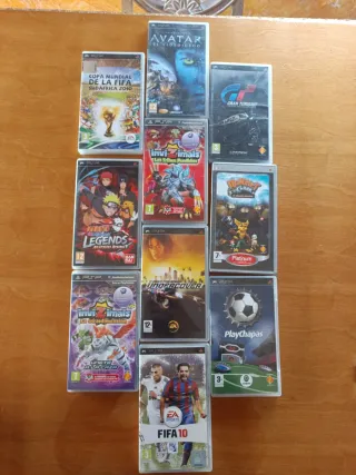 Lote 11 Juegos PSP: FIFA, Avatar, Gran Turismo