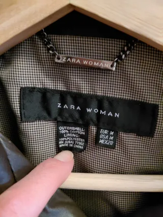 Cazadora Zara Mujer Talla M Marrón