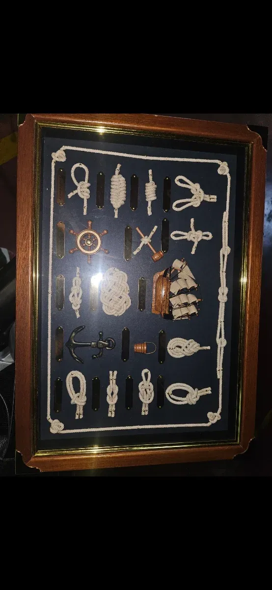 Cuadro Náutico Nudos Marineros