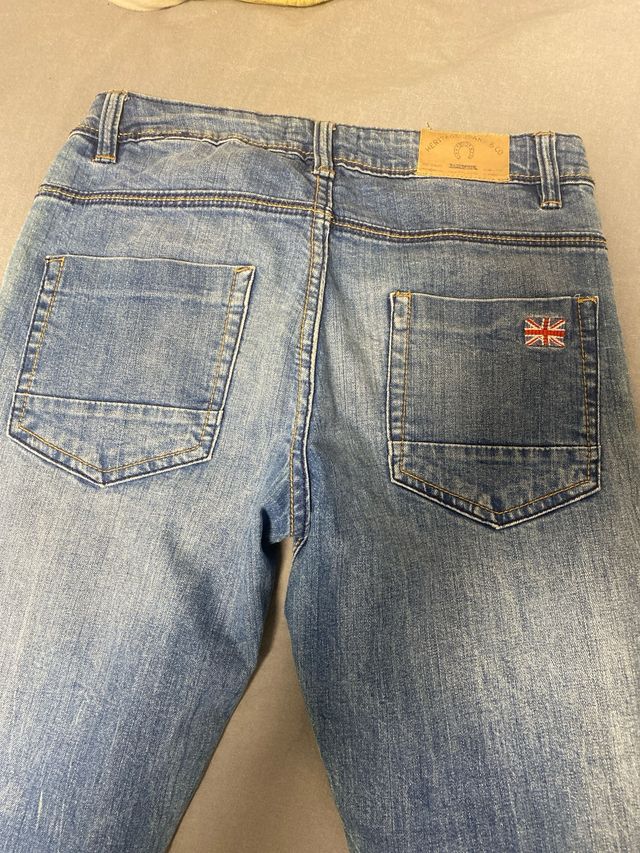 Pantalón Vaquero Niño Brotes Talla 12