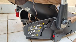 Silla coche bebé Grupo 0+ marrón