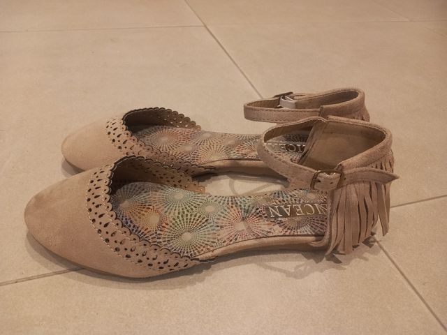 Zapatos Bailarinas LICEAN Beige Mujer