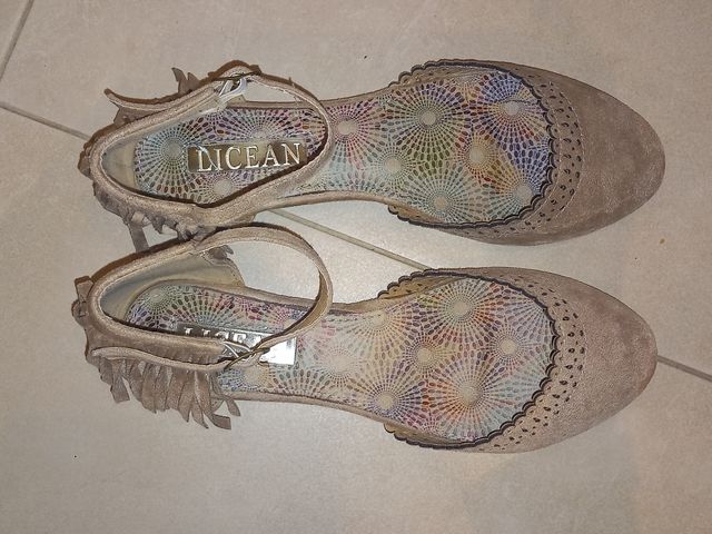 Zapatos Bailarinas LICEAN Beige Mujer