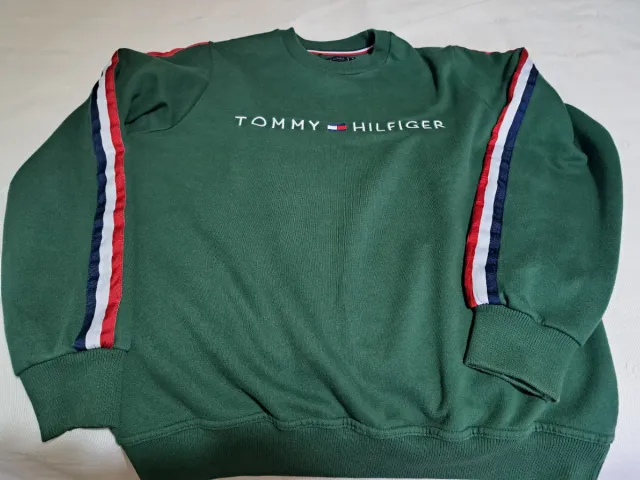 Sudadera Tommy Hilfiger Verde Talla M