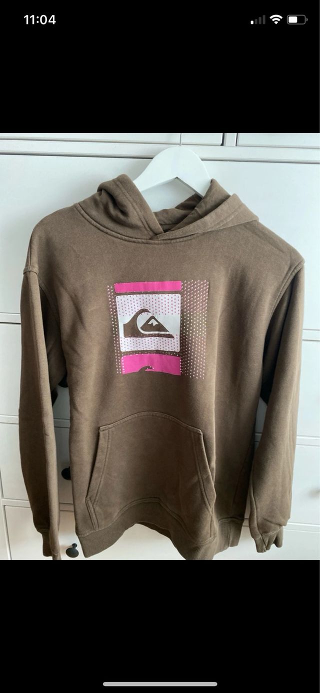 Sudadera Quiksilver Talla 16 Marrón