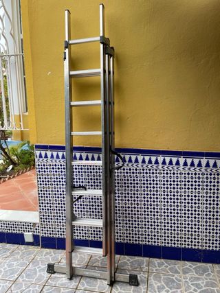 Escalera extensible aluminio