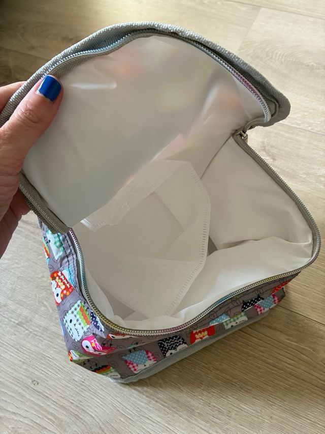 Bolso y neceser infantil búhos