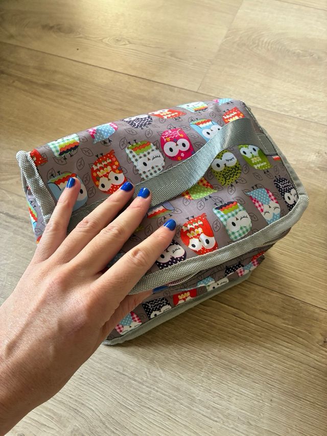 Bolso y neceser infantil búhos