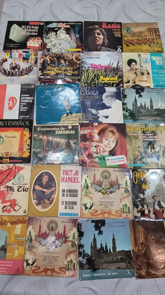 Lote Discos Vinilo Pequeños Variados