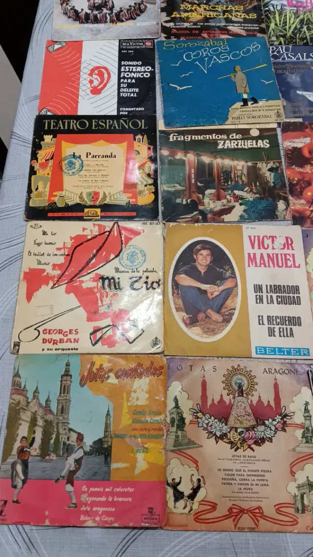Lote Discos Vinilo Pequeños Variados