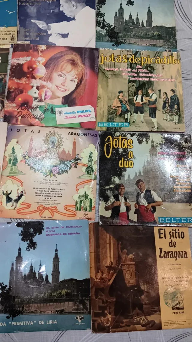 Lote Discos Vinilo Pequeños Variados