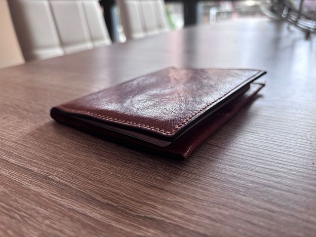 Cartera piel para pasaporte