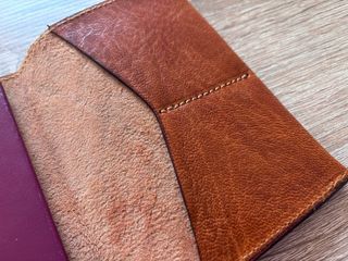 Cartera piel para pasaporte