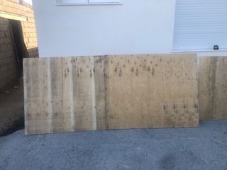 Three large pieces of 9mm plywood