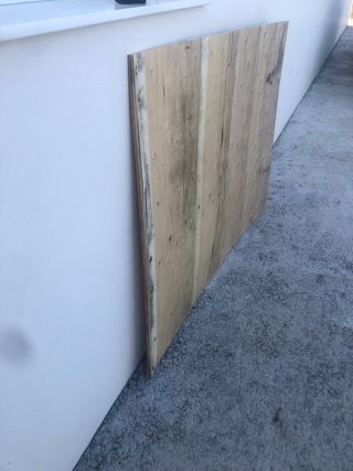 Three large pieces of 9mm plywood