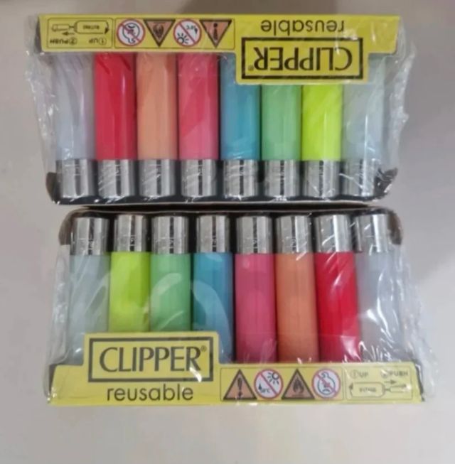 2 Cajas Encendedores Clipper Nuevas