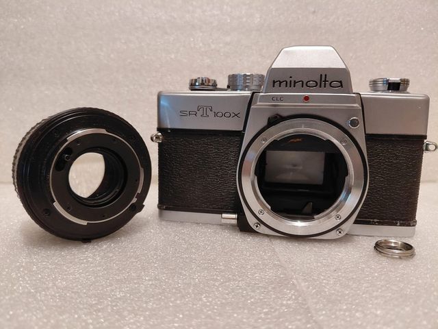 Minolta SRT100X con MD ROKKOR 50/2.0