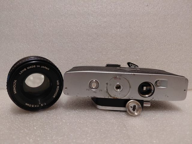 Minolta SRT100X con MD ROKKOR 50/2.0