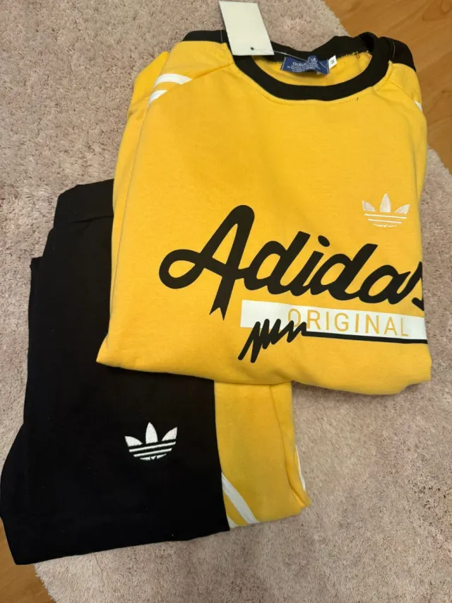Chándal Adidas Amarillo y Negro