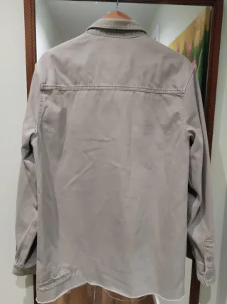 Sobrecamisa Zara Beige Talla XL