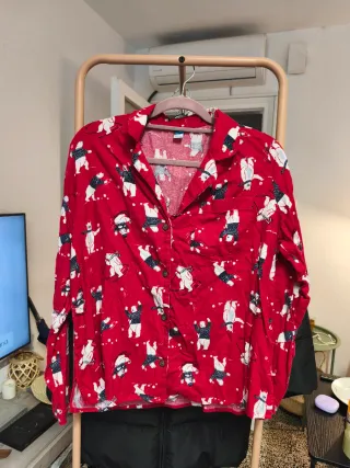 Pijama 2 piezas Old Navy Navidad.