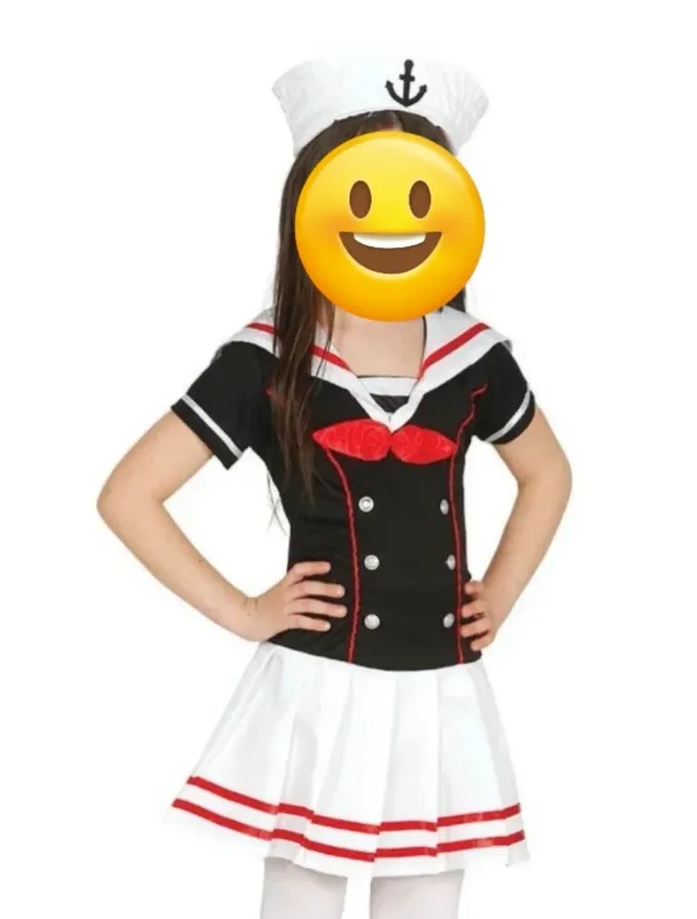 Disfraz o Traje Marinera Niña Talla 6-8