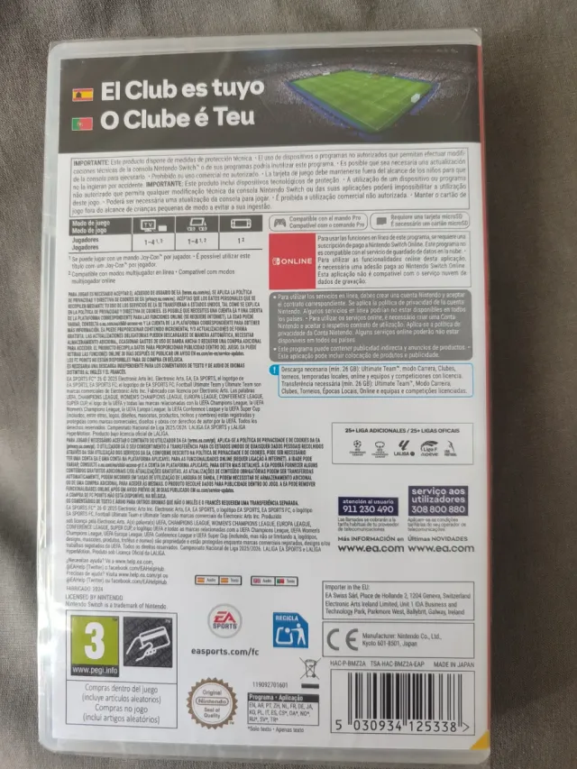 FC 26 Nintendo Switch EA Sports