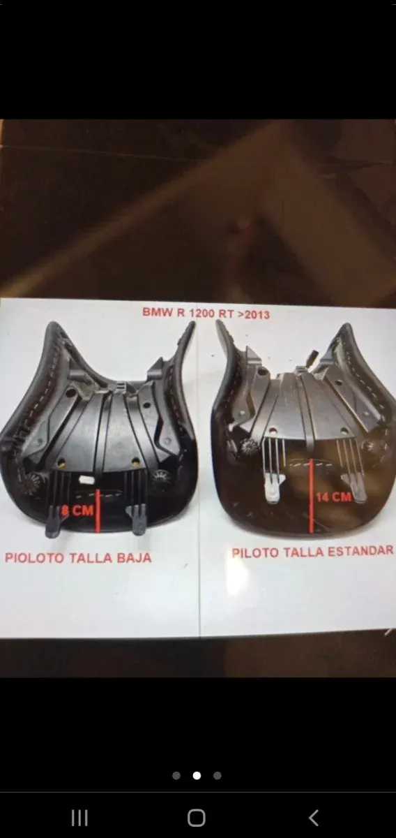 Asiento Bajo BMW R1200RT