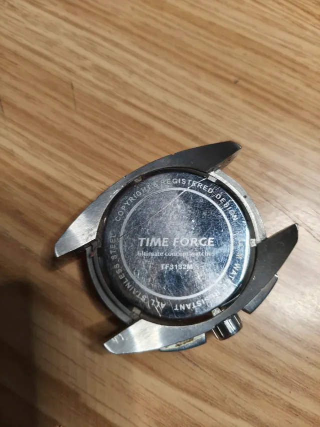 Reloj TIME FORCE Plata y Blanco