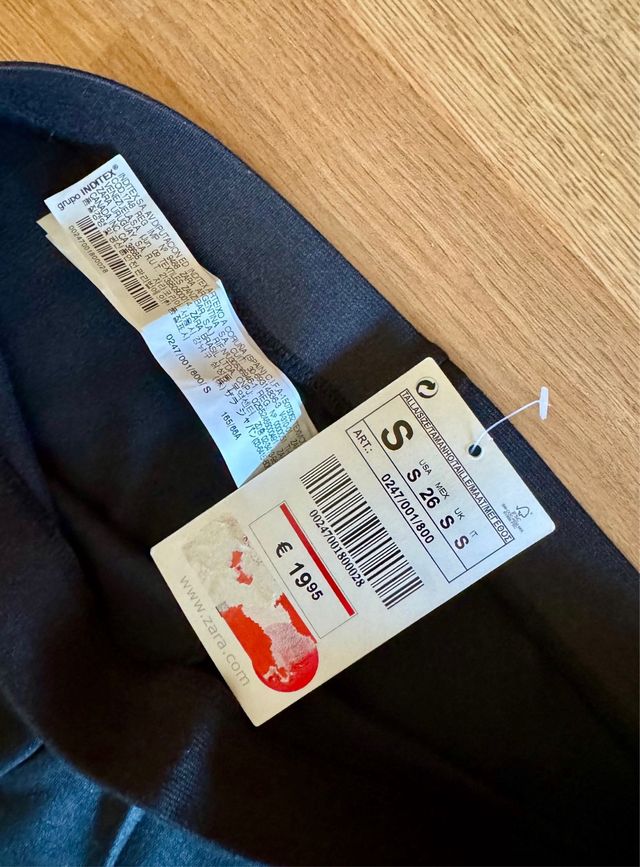 Leggings ZARA encaje negro talla S/36