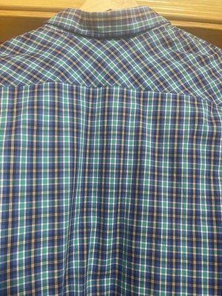 Camisa Makarthy cuadros azul y verde XXL