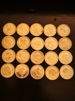 Lote 20 monedas 50 cts