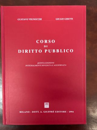 Corso di diritto pubblico