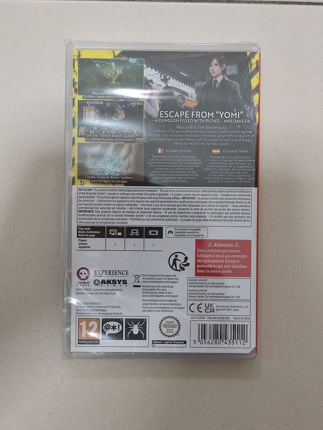 Undernauts Labyrinth of Yomi Nintendo Switch