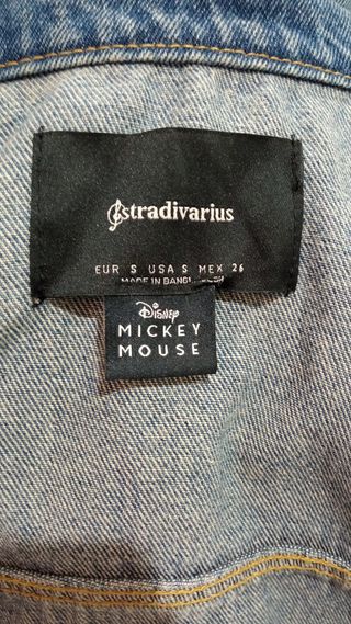 Cazadora vaquera Stradivarius Disney MinnieTalla S