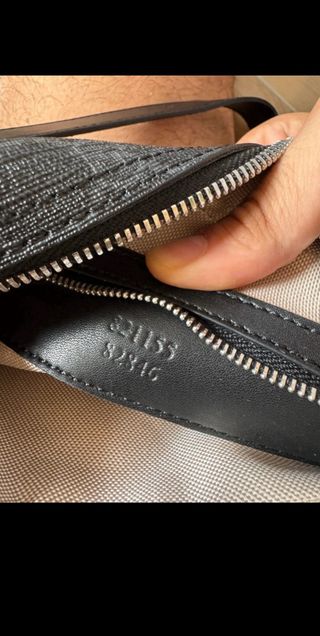 Pochette Gucci monogram grigio e nero