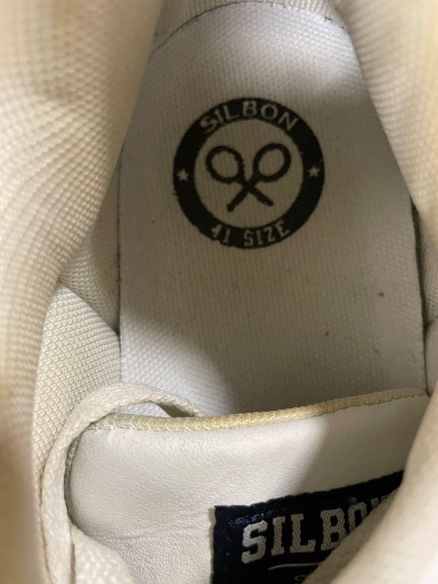 Zapatillas Silbon Blancas Talla 41