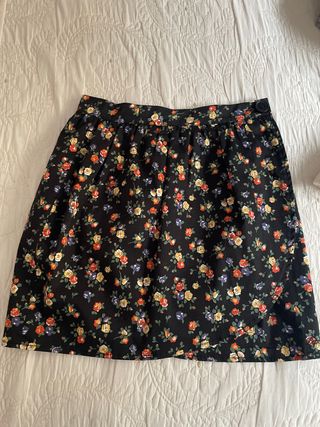 Falda Pepe Jeans floral negra