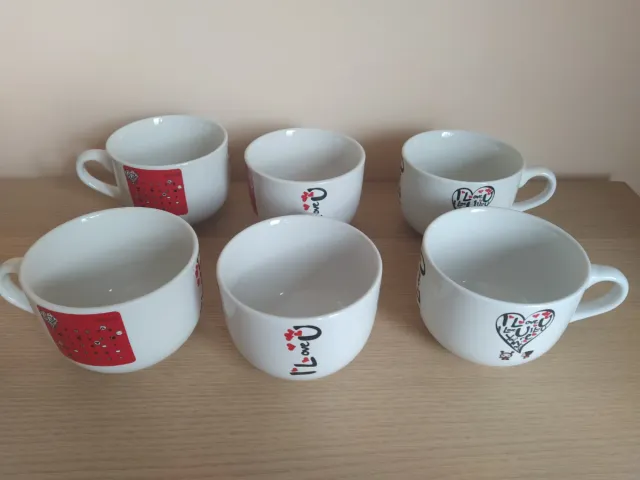 6 Tazas de cerámica Pucca