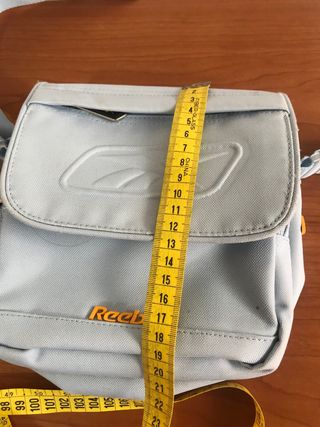 Bolso bandolera Reebok azul y naranja