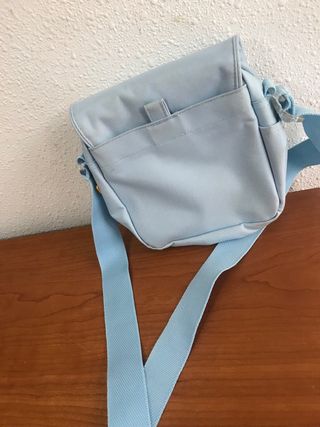 Bolso bandolera Reebok azul y naranja