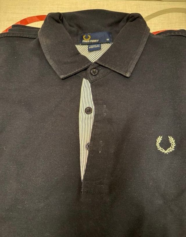 Polo Fred Perry Azul Talla M