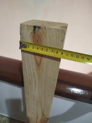 Listones de madera de pino