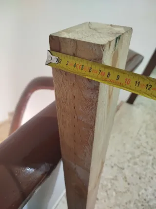 Listones de madera de pino