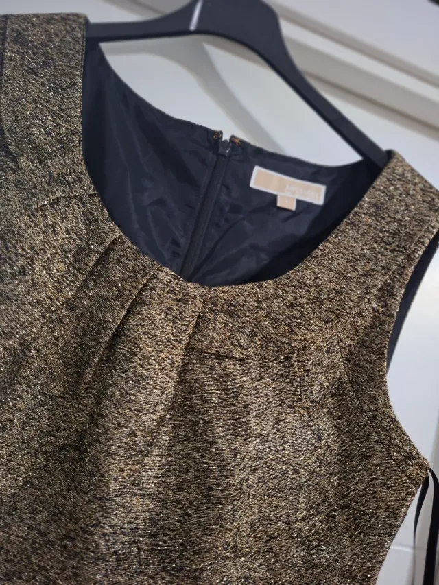 Vestito Michael Kors Nero e Dorato