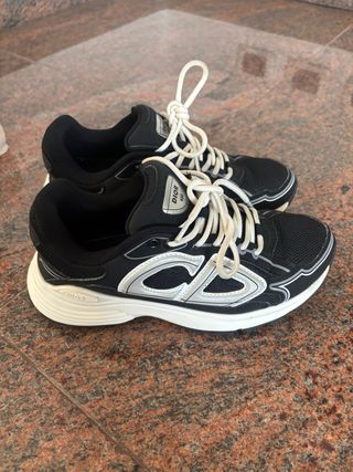 Sneakers Dior B22 Nero Argento Tg 36