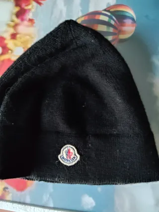 Berretto Moncler Lana Vergine Nero