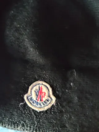 Berretto Moncler Lana Vergine Nero