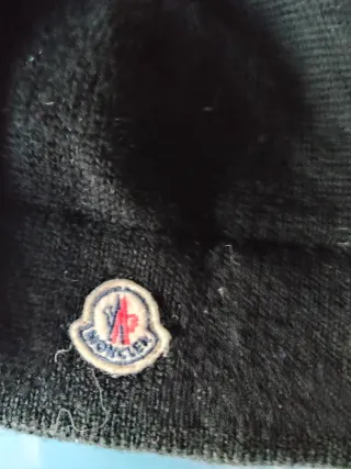 Berretto Moncler Lana Vergine Nero